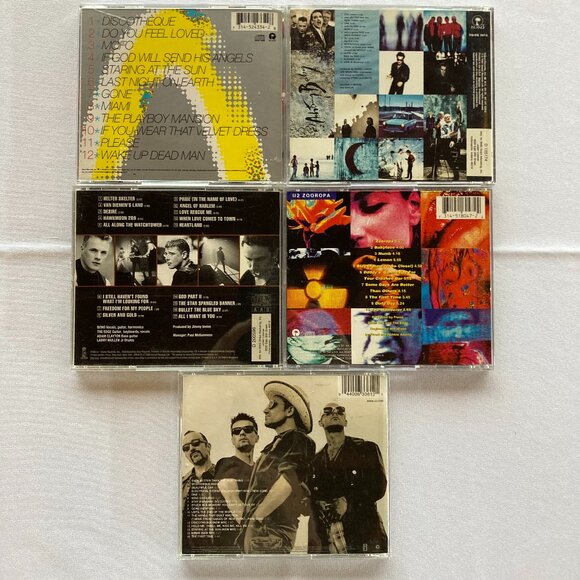 5 U2 CDs Compact Discs - Picture 2 of 4